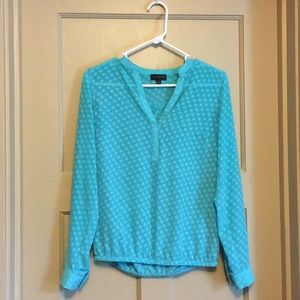 The Limited Robins Egg Blue Blouse